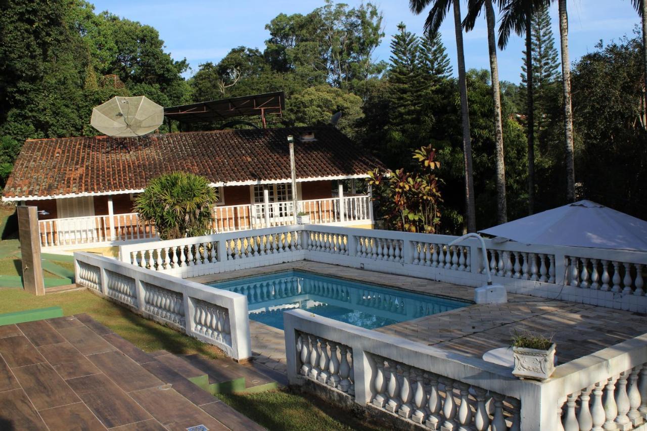 Linda Chacara Em Condominio Fechado Com Wifi De 300Mb - Atibaia Luaran gambar